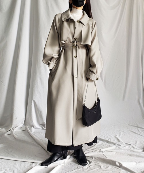 me+em select（ミームセレクト） トレンチコート コート 「2WAY