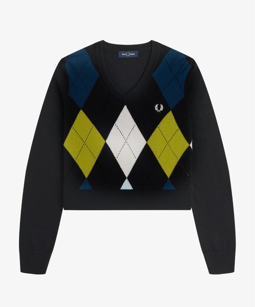 FRED PERRY（フレッドペリー） ニット セーター Argyle Pointelle