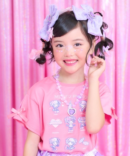 mezzo piano tシャツ 「しなこちゃん」なりきり半袖Tシャツ キッズ