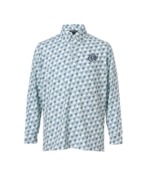 ZOY（ゾーイ） シャツ MEN モノグラムプリント 長袖シャツ メンズ