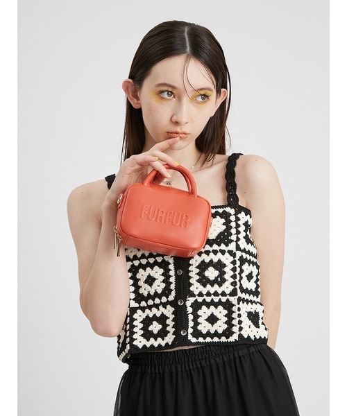 FURFUR（ファーファー） ボストンバッグ マイクロスクエアボストン