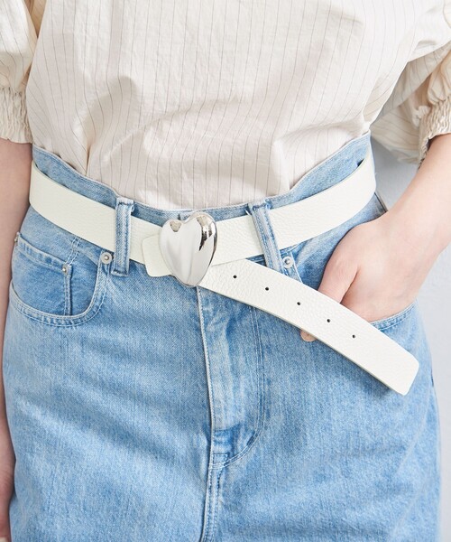 A VACATION（アヴァケーション） ベルト 「A VACATION」ハートバックル