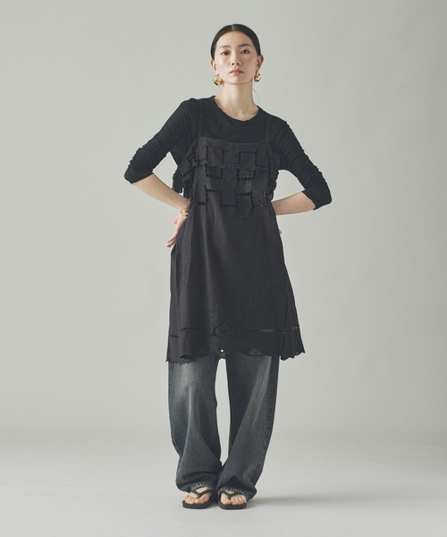 Curensology（カレンソロジー） ブラウス シャツ /カットワーククロス