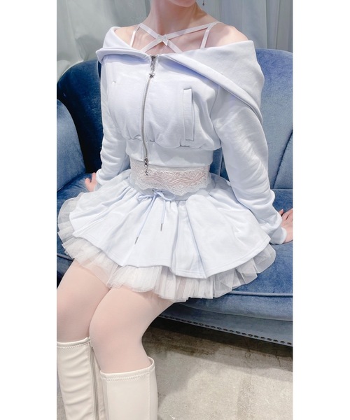 lilLilly（リルリリー） キャミソール レースカップ付きキャミソール