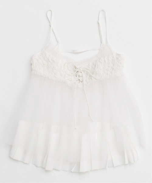 新品未使用】メゾンスペシャル トップス 夏 tulle tunic MAISON