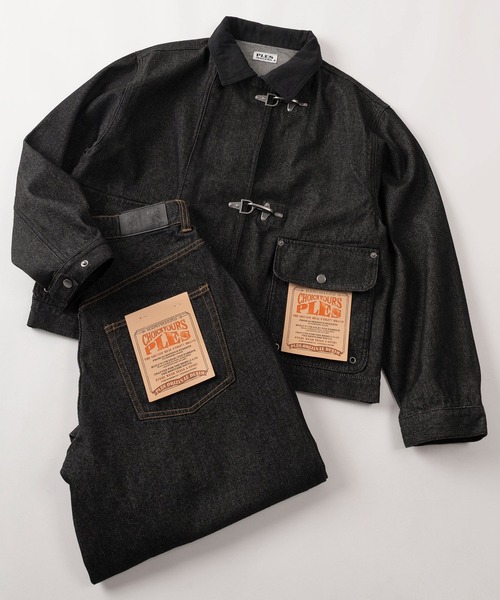 デニムジャケット gジャン 「72」「PLES」ワンウォッシュ デニム