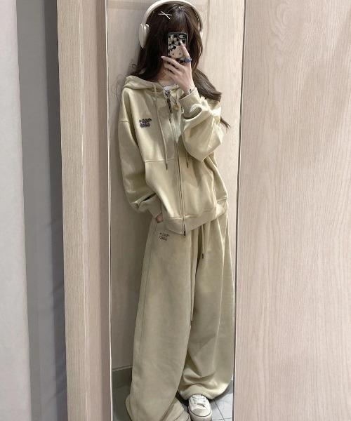 DEVICE（デバイス） セットアップ 「上下セット」ワンポイント 刺繍