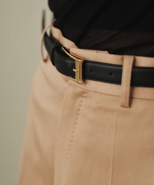 anuans（アニュアンス） ベルト スクエアバックルベルト レディース