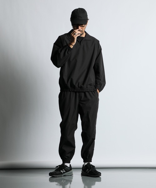 umbro（アンブロ） ナイロンジャケット × BLACK LABEL SET-UP DRILL