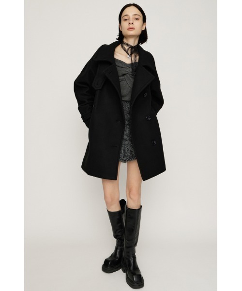 SLY（スライ） ステンカラーコート コート STAND NECK MIDI COAT