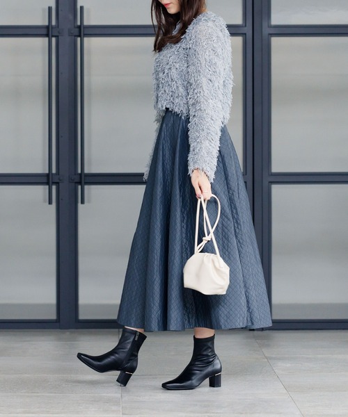 HIMIKO ブーツ 「Made in Japan」「撥水」シープレザーストレッチ