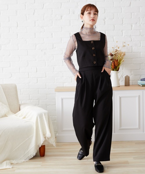 acro（アクロ） セットアップ ビスチェとワイドパンツのセットアップ