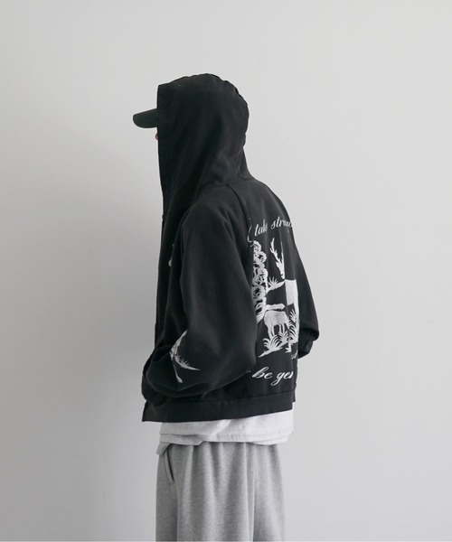 Basketcase パーカー Basketcase Souvenir， zip up メンズ レディース
