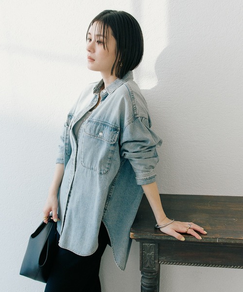 RIVE DROITE（リヴドロワ） ブラウス シャツ MONN.:./ビッグデニム