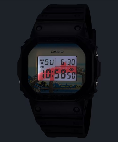 G-SHOCK 腕時計 G-SHOCK/ジーショック ”葛飾北斎 深川万年橋下