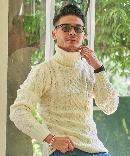 Vicci（ビッチ） セーター ニット 「vicci/ヴィッチ」ケーブル編み