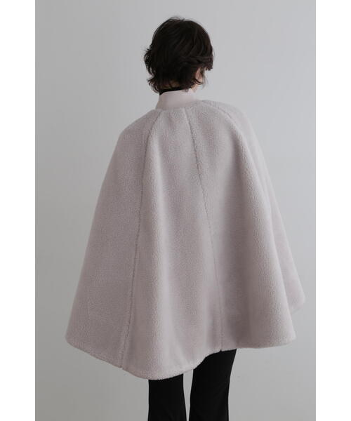 LE PHIL（ル フィル） ポンチョ ウールボアケープ レディース