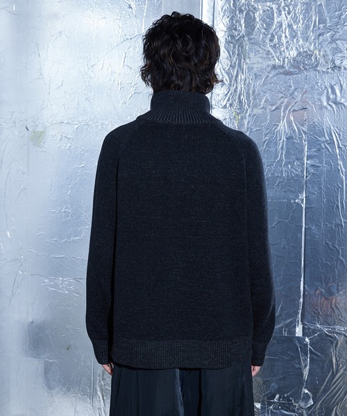 a2o セーター ニット 「a2o」ハイネックドライバーズニット メンズ