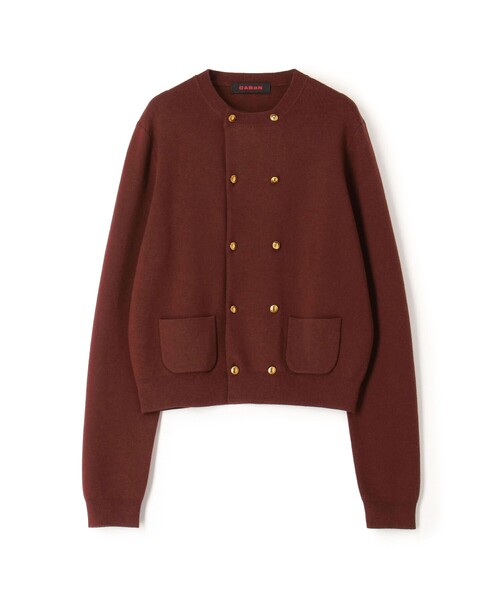 CABaN（キャバン） カーディガン コットンカシミヤ ダブルボタン