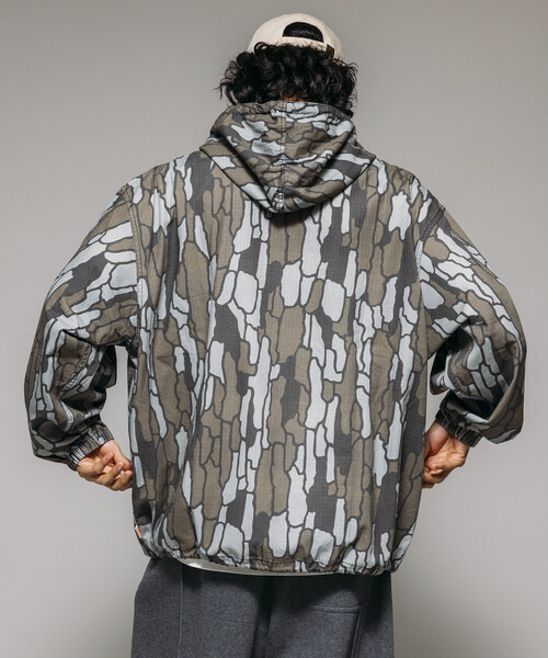 HINSON ブルゾン アウター HINSON/ヒンソン カモフラ アノラック