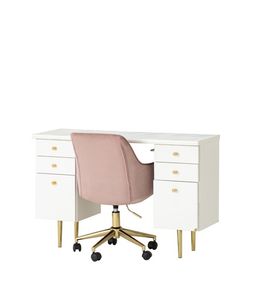 Francfranc（フランフラン） 家具 エルドラド デスクチェア ピンク