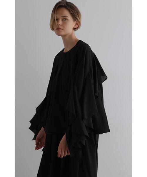 LE PHIL（ル フィル） ブラウス シャツ シアーローンブラウス