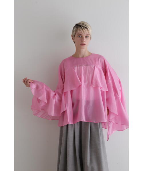 LE PHIL（ル フィル） ブラウス シャツ シアーローンブラウス