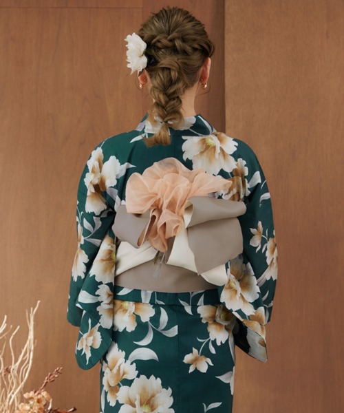 sugar nine 浴衣コーデを華やかにするオーガンジー兵児帯 レディース