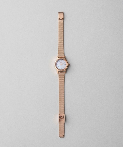 ete（エテ） 腕時計 ソーラーウォッチ メッシュベルト レディース