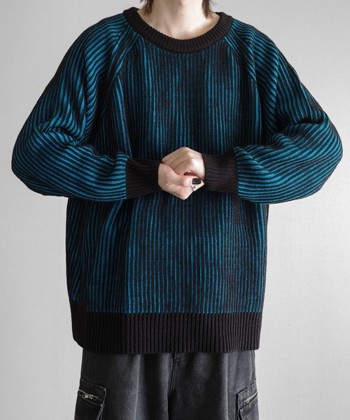 KUUUPY（クーピー） セーター ニット Ribbed Color-Block Crewneck