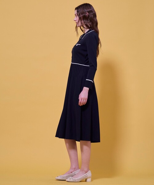 TOCCA（トッカ） ワンピース BI-COLOR KNIT DRESS ニットドレス