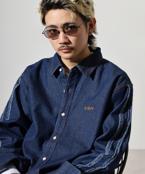 NERDY シャツ NYデニムシャツ メンズ レディース : ZOZOTOWN Yahoo!店