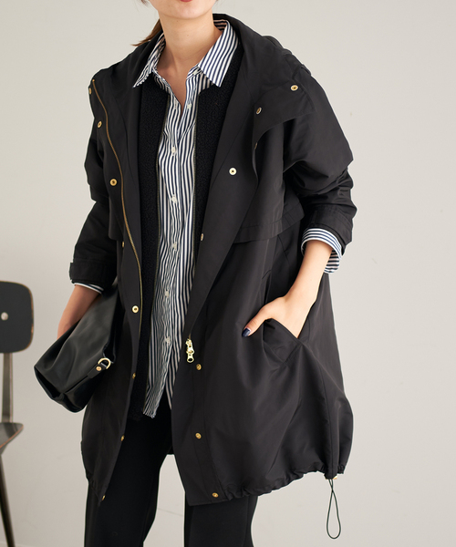 FRAMeWORK（フレームワーク） コート 38 ネイビー レディース