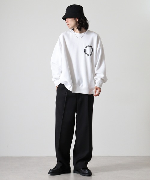 RE730 トレーナー スウェット 3D bear print wide sweat / 立体くま