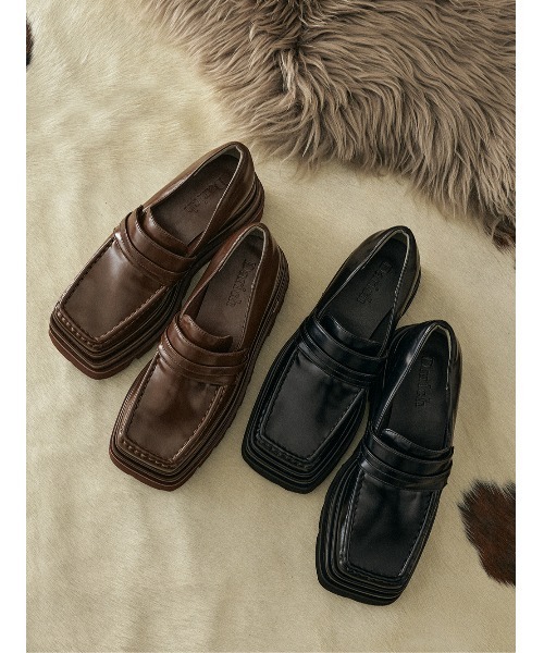 Darich（ダーリッチ） ローファー プラットフォームローファー