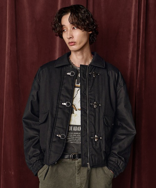 Bleme ブルゾン アウター ファイヤーマン 中綿ボリューム オイルド