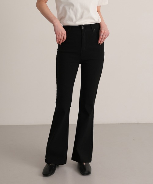 パンツ 「ハイバーストレッチ」「XS~Lサイズ展開」ハイウエスト
