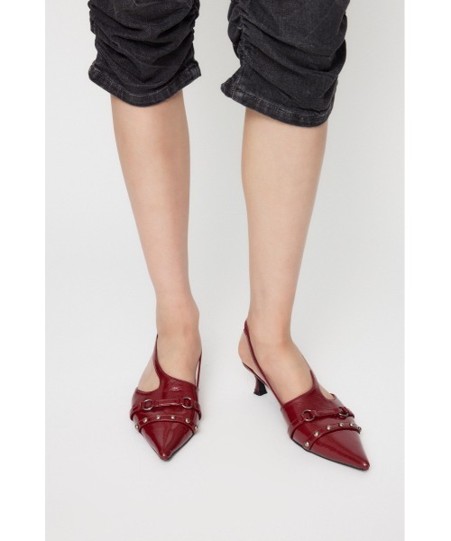 LAGUA GEM（ラグアジェム） パンプス CRUSH ENAMEL ミュール