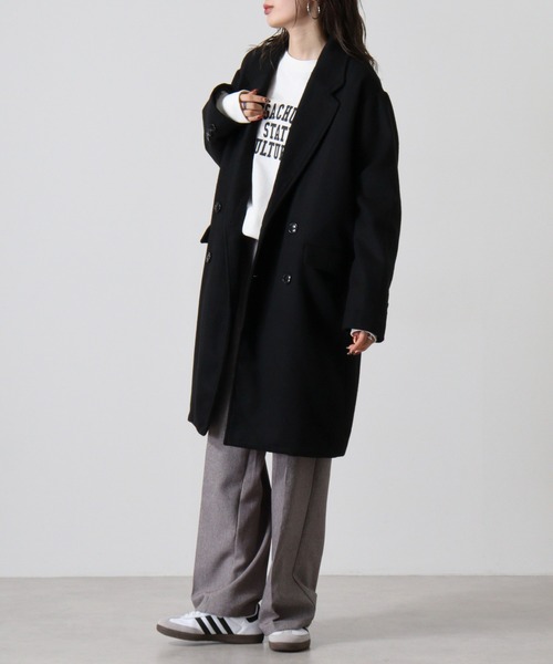 SUGGESTION チェスターコート コート メンズ レディース : ZOZOTOWN