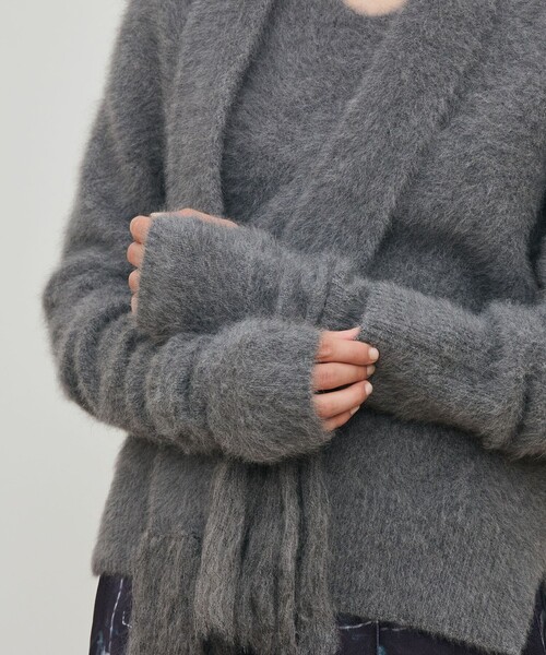 DES PRES（デプレ） 手袋 フォックスカシミヤ ハンドウォーマー