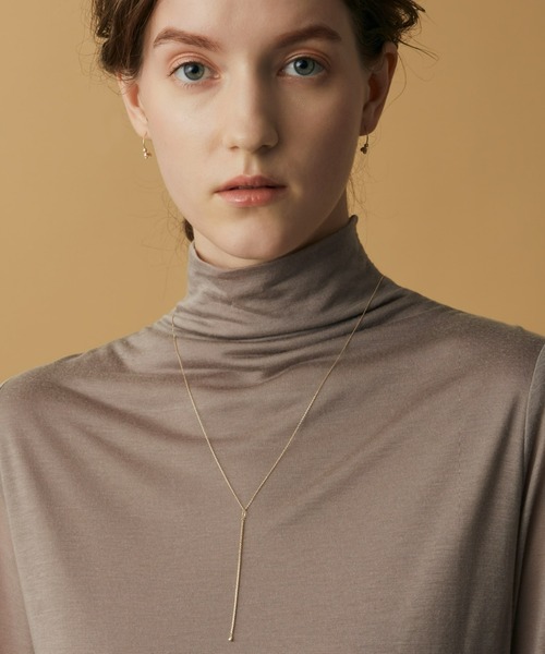 長さを調節する事ができる、アガットロングネックレス 長さを調節する