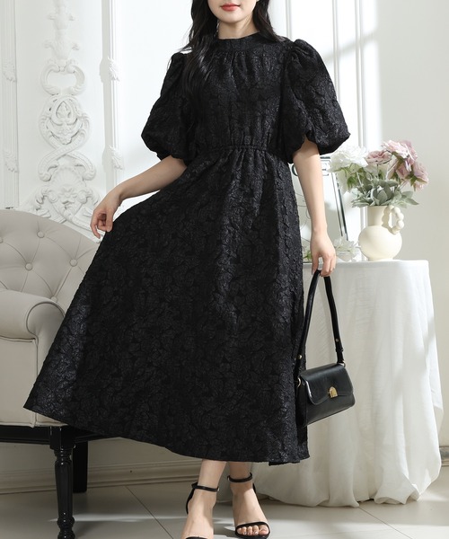 Lace Ladies（レースレディース） ワンピース フラワー ジャガード