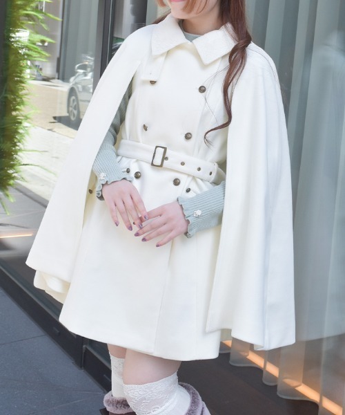 axes femme（アクシーズ ファム） ダッフルコート コート ダブルボタン