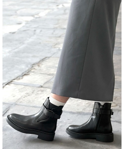 ASH（アッシュ） ブーツ ASH/アッシュ「MARGOT」ベルト厚底ショート