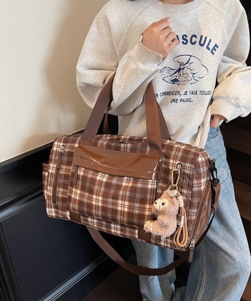 pyornim（ピョルニム） ボストンバッグ 「大容量」「A4サイズ対応