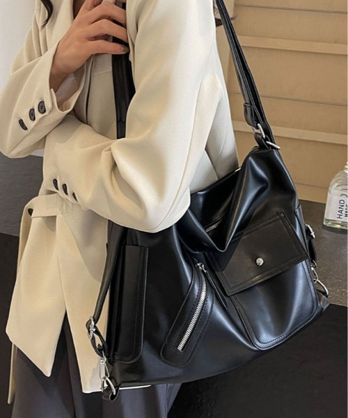 ショルダーバッグ バッグ 2Way レザー ショルダー レディース