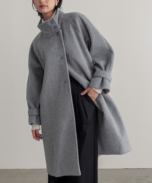 for/c（フォーシー） ステンカラーコート コート シャギースタンド