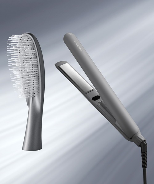 SALONIA（サロニア） スムースシャイン ストレートアイロン ヘアブラシ