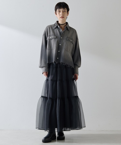 Whim Gazette（ウィム ガゼット） ブラウス シャツ デニムシャツ