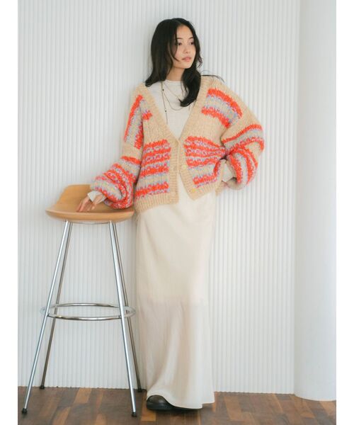 Ungrid（アングリッド） カーディガン ローゲージラメニット